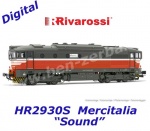 HR2930S Rivarossi  Dieselová lokomotiva řady  D.753, Mercitalia - Zvuk