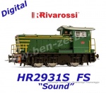 HR2931S Rivarossi Dieselová posunovací lokomotiva řady 245, FS - Zvuk