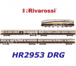 HR2953 Rivarossi Set 5-dílného vlaku Henschel-Wegmann s lokomotivou řady 61 001, DRG