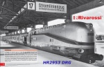 HR2953S Rivarossi Henschel-Wegmann train with Class 61 001 locomotive of the DRG - Sound