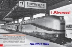 HR2953 Rivarossi Henschel-Wegmann train with Class 61 001 locomotive of the DRG