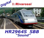 HR2964S Rivarossi Vysokorychlostní vlaková jednotka řady ETR 470, SBB - Zvuk