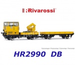 HR2990 Rivarossi Dieselová dresína údržby typ KLV 53 s přívěsným vozem,  DB