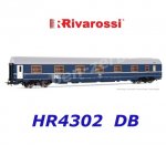 HR4302 Rivarossi Sleeping Coach type MU  “TEN”-livery with alluminium roof, DB