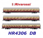 HR4306 Rivarossi Set of 3 passenger coaches 