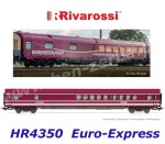 HR4350  Set of 2 Passenger Cars Type WGmh 804/854 + WGmh 132 - Euro-Express