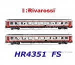 HR4351 Rivarossi Set 2 osobních vozů 