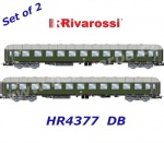 HR4377 Rivarossi Set 2 lehátkových vozů Bcm 243, DB