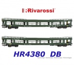 HR4380 Rivarossi  Set dvou vozů Autotransporter DDm 916, DB