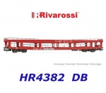 HR4382  Rivarossi Car transporter DDm 916 car transporter, "Autozug" of the DB