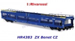 HR4383 Rivarossi  Autotransporter DDm 916, s mřížemi, ZXBENET