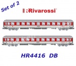 HR4416 Rivarossi Set 2 lehátkových vozů řady Bvcmz248 "Night train", DB