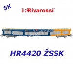HR4420  Rivarossi Car transporter DDm 916, wih protective lateral grills, ZSSK