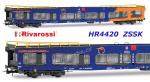 HR4420 Rivarossi  Autotransporter DDm 916, s mřížemi, ŽSSK