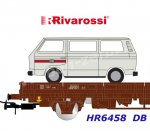 HR6458 Rivarossi Set of 2  Flat Cars Type Kls with 4  VW  T2, DB