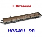 HR6481 Rivarossi  4-nápravový klanicový vůz  řady Res s nízkými postranicemi, DB