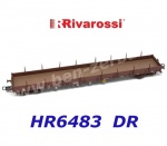 HR6483 Rivarossi  4-nápravový klanicový vůz  řady Res s nízkými postranicemi, DR