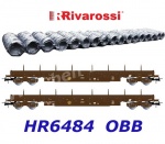 HR6484 Rivarossi Set 2 klanicových vozů řady Res s nákladem cívek drátu, OBB
