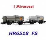 HR6518 Rivarossi Set 2 cisternových vozů řady Mop, "Shell", FS