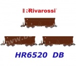 HR6520 Rivarossi Set of 3 Hopper car Fals 164,  of the DB