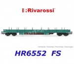 HR6552 Rivarossi  4-nápravový klanicový vůz řady Res, FS