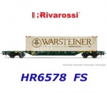 HR6578 Rivarossi Container wagon Sgnss with' container “Warsteiner” of the CEMAT