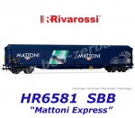 HR6581 Rivarossi  Sliding-wall wagon Habils-vy in livery "Mattoni" of the SBB