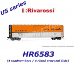HR6583 Rivarossi  US Uzavřený nákladní vůz, D&RGW
