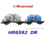 HR6592 Rivarossi  2-unit pack of silo wagon Type  Ucs, "VTG" of the DR