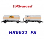 HR6621 Rivarossi Set of 2 2-axle Gas tank car 