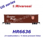 HR6636 Rivarossi US-Boxcar with roof walkaway "Newsprint Service Only" of the Canadian Pacific