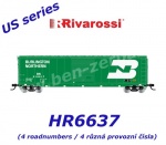 HR6637 Rivarossi US US Uzavřený nákladní vůz , Burlington Northern