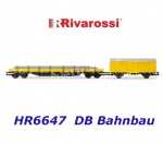 HR6647 Rivarossi Set dvou vozů stavební údržby, DB Bahnbau