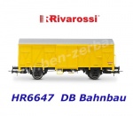 HR6647 Rivarossi Set dvou vozů stavební údržby, DB Bahnbau