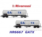 HR6667 Rivarossi  Set 2 4-nápravových cisternových vozů 