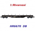 HR6670 Rivarossi 4-nápravový klanicový vůz řady Res, DB