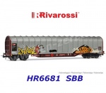 HR6681 Rivarossi Vůz se shrnovací plachtou řady Rils, SBB