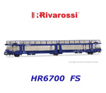 HR6700 Rivarossi  3-axle car transporter,Laeks 63C "BRAMBLES" of the FS