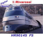 HR9014S Rivarossi 4-piece set high-speed train ETR 401 "Rapido 871/872 of the FS - Sound