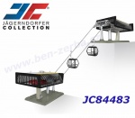 JC84483 Jaegerndorfer Profiset Cable Car, Black/ Yellow with 1:32 with ground and mountain station  1:32