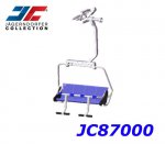 JC87000 Jagerndorfer 4 místná sedačka pro lanovky 1:32, modrá