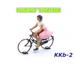 KKb-2 Magnorail Cyklistka na dámském kole, Magnorail system, H0