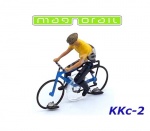 KKc-2 Magnorail Hybrid cyclist man, Magnorail system, H0