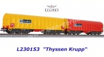 L230153 Liliput Set 2 vozů se shrnovací plachtou řady Sahimms, 