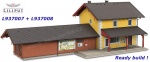 L937008 Liliput Station Fuegen - Side building - Ready made model