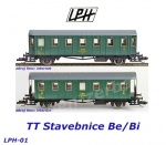 LPH-01 Plastiková stavebnice osobního vozu ČSD řady Be/Bi z bývalého ZPA/LPH Jičín, TT