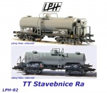 LPH-02 Plastiková stavebnice cisternového vozu ČSD řady Ra od bývalé ZPA/LPH Jičín, TT