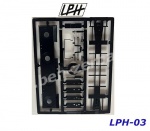 LPH-03 Plastiková stavebnice 4-osého vozu na cement Raj od bývalé ZPA/LPH Jičín, TT