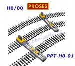 PROSES PPT-H0-01 H0/00  držáky pro výrobu paralelní tratě nastavitelné