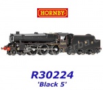 R30224 Hornby Parní lokomotiva  5200 Stanier 5MT 'Black 5', 4-6-0, LMS